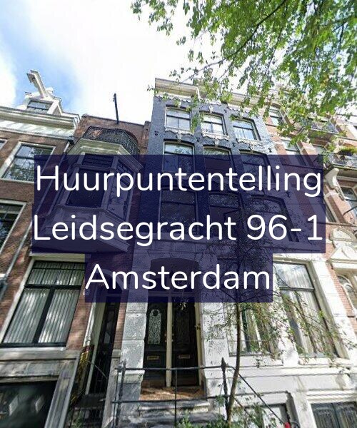 Foto gevel Huurpuntentelling voor Leidsegracht 96-1, Amsterdam