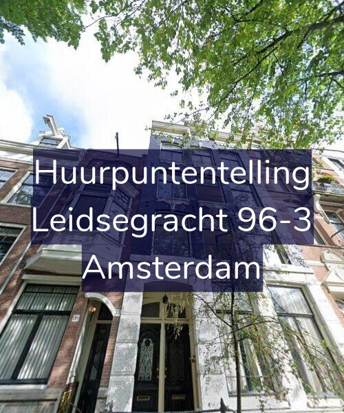 Foto gevel Huurpuntentelling voor Leidsegracht 96-3, Amsterdam