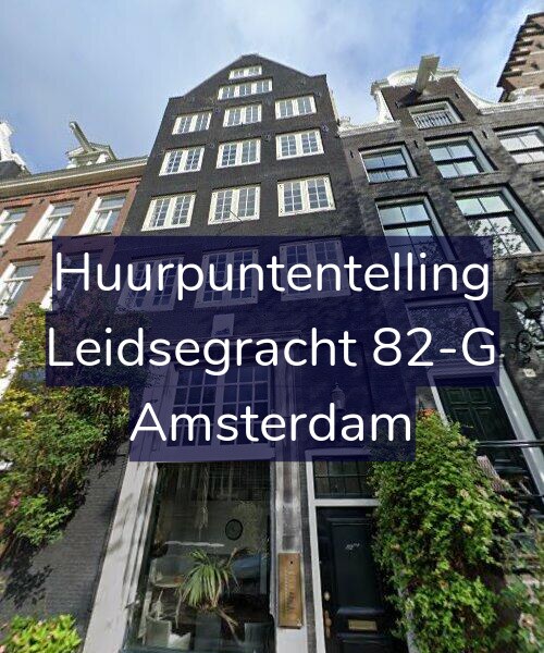 Foto gevel Huurpuntentelling voor Leidsegracht 82-G, Amsterdam