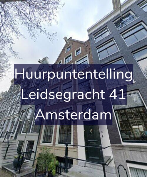 Foto gevel Huurpuntentelling voor Leidsegracht 41, Amsterdam