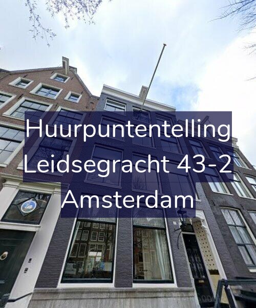 Foto gevel Huurpuntentelling voor Leidsegracht 43-2, Amsterdam