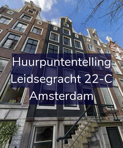 Foto gevel Huurpuntentelling voor Leidsegracht 22-C, Amsterdam