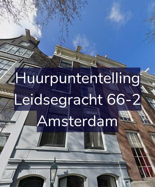 Foto gevel Huurpuntentelling voor Leidsegracht 66-2, Amsterdam