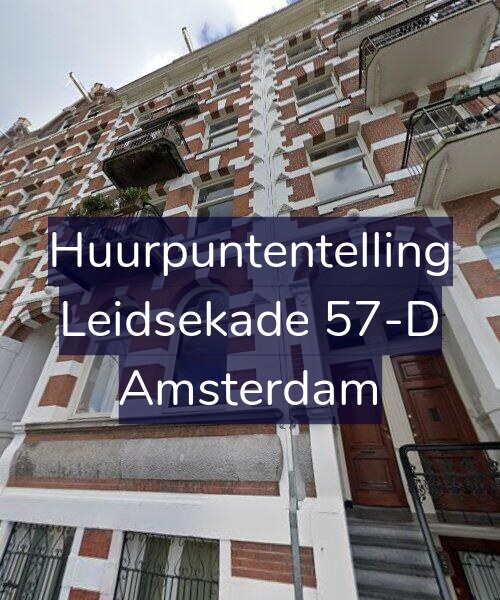 Foto gevel Huurpuntentelling voor Leidsekade 57-D, Amsterdam