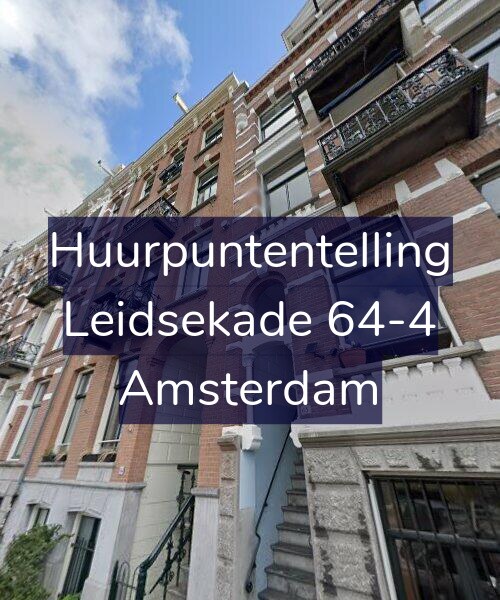 Foto gevel Huurpuntentelling voor Leidsekade 64-4, Amsterdam