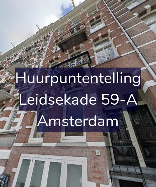 Foto gevel Huurpuntentelling voor Leidsekade 59-A, Amsterdam