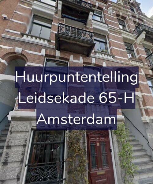 Foto gevel Huurpuntentelling voor Leidsekade 65-H, Amsterdam