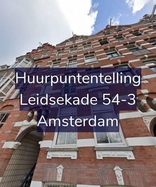 Foto gevel Huurpuntentelling voor Leidsekade 54-3, Amsterdam