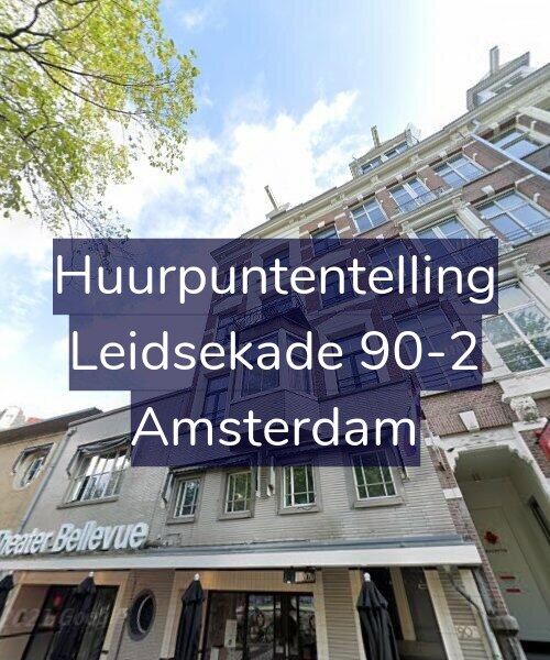 Foto gevel Huurpuntentelling voor Leidsekade 90-2, Amsterdam