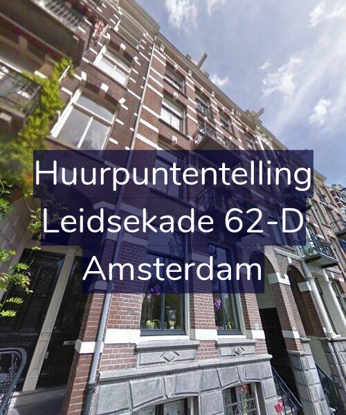 Foto gevel Huurpuntentelling voor Leidsekade 62-D, Amsterdam