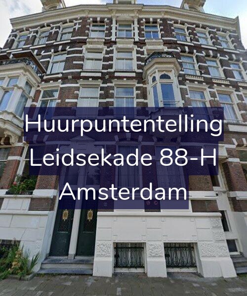 Foto gevel Huurpuntentelling voor Leidsekade 88-H, Amsterdam