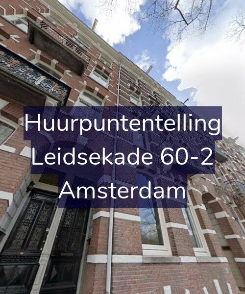 Foto gevel Huurpuntentelling voor Leidsekade 60-2, Amsterdam
