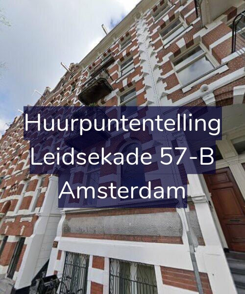 Foto gevel Huurpuntentelling voor Leidsekade 57-B, Amsterdam
