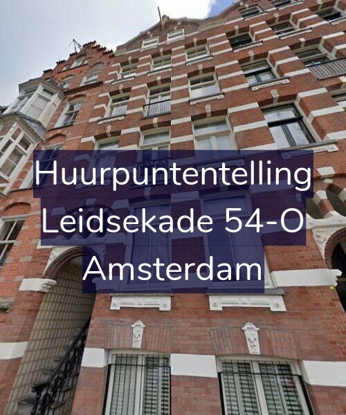 Foto gevel Huurpuntentelling voor Leidsekade 54-O, Amsterdam