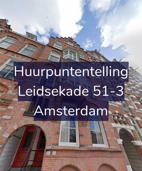 Foto gevel Huurpuntentelling voor Leidsekade 51-3, Amsterdam