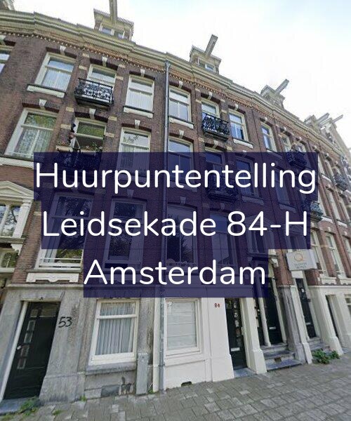 Foto gevel Huurpuntentelling voor Leidsekade 84-H, Amsterdam