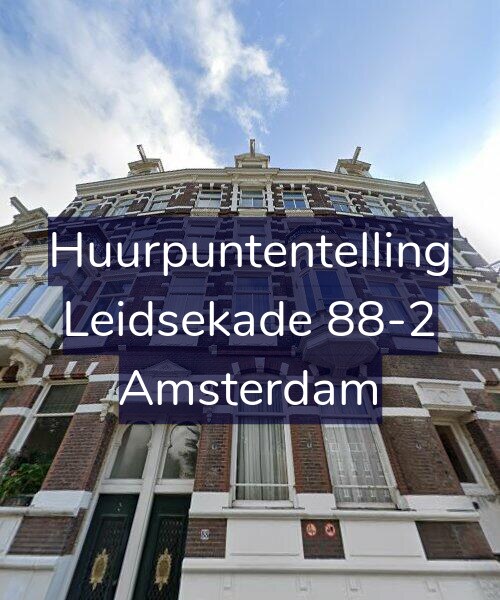 Foto gevel Huurpuntentelling voor Leidsekade 88-2, Amsterdam