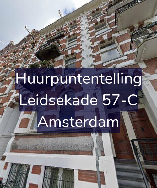 Foto gevel Huurpuntentelling voor Leidsekade 57-C, Amsterdam