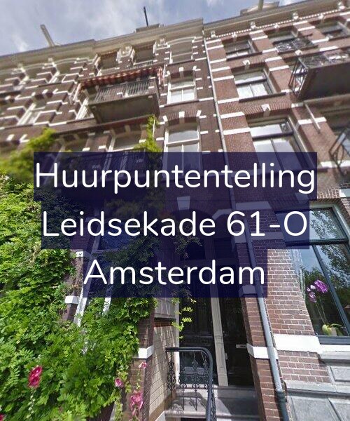 Foto gevel Huurpuntentelling voor Leidsekade 61-O, Amsterdam