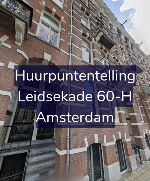 Foto gevel Huurpuntentelling voor Leidsekade 60-H, Amsterdam