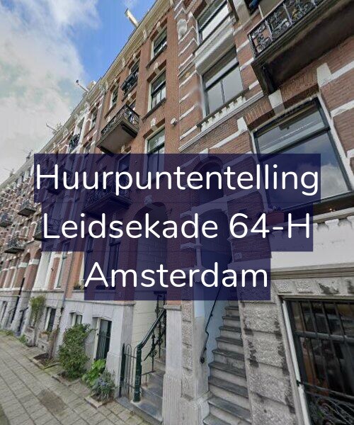 Foto gevel Huurpuntentelling voor Leidsekade 64-H, Amsterdam