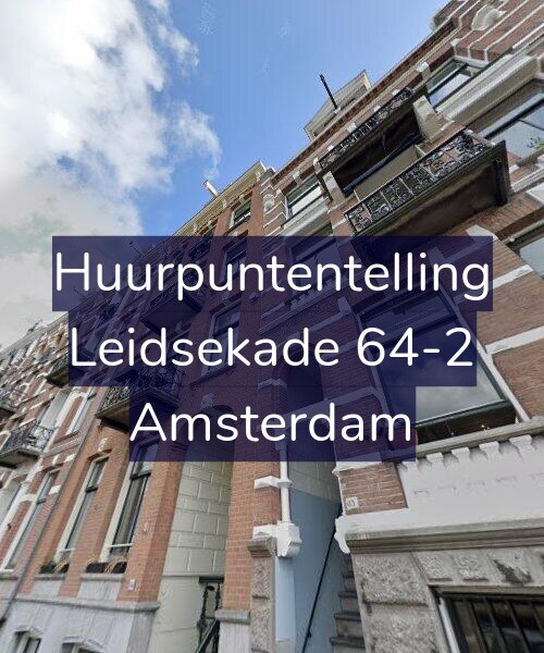 Foto gevel Huurpuntentelling voor Leidsekade 64-2, Amsterdam