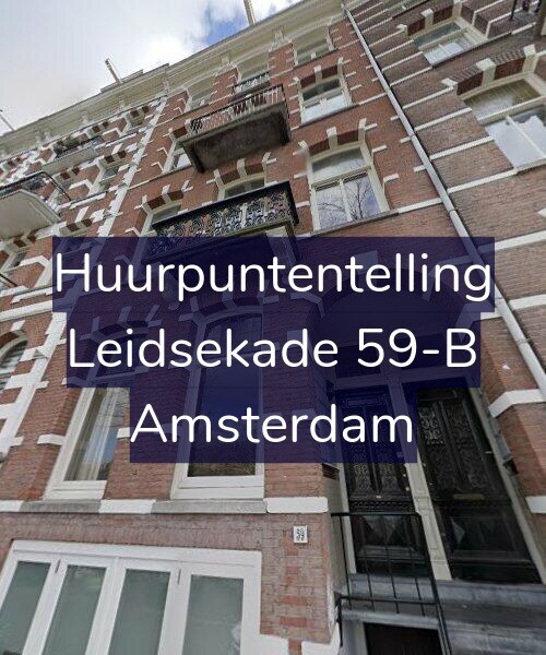 Foto gevel Huurpuntentelling voor Leidsekade 59-B, Amsterdam