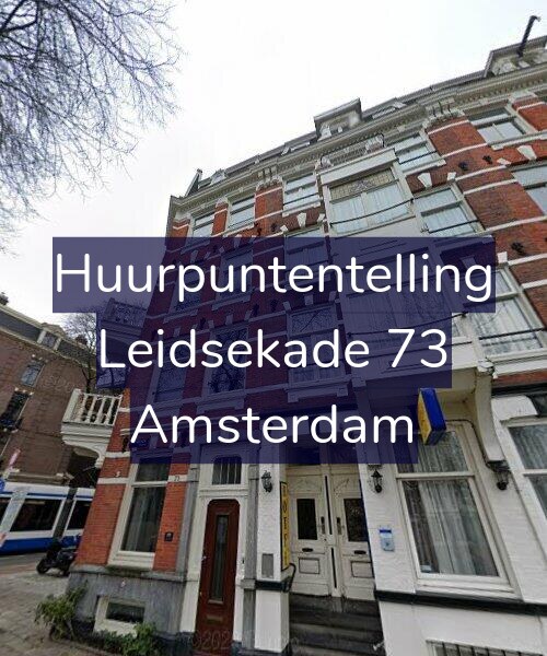 Foto gevel Huurpuntentelling voor Leidsekade 73, Amsterdam