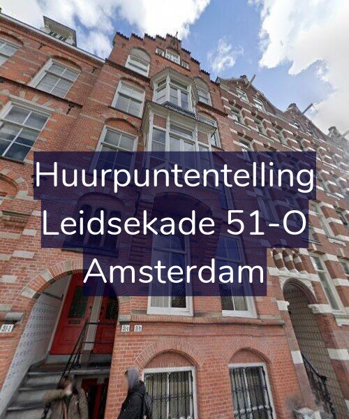 Foto gevel Huurpuntentelling voor Leidsekade 51-O, Amsterdam