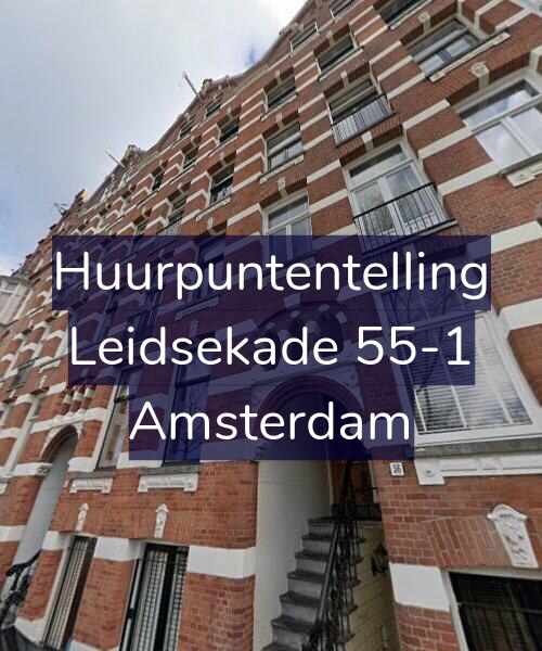 Foto gevel Huurpuntentelling voor Leidsekade 55-1, Amsterdam