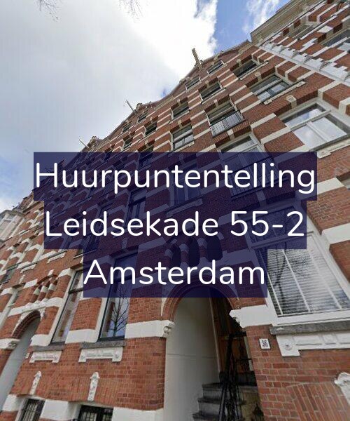 Foto gevel Huurpuntentelling voor Leidsekade 55-2, Amsterdam