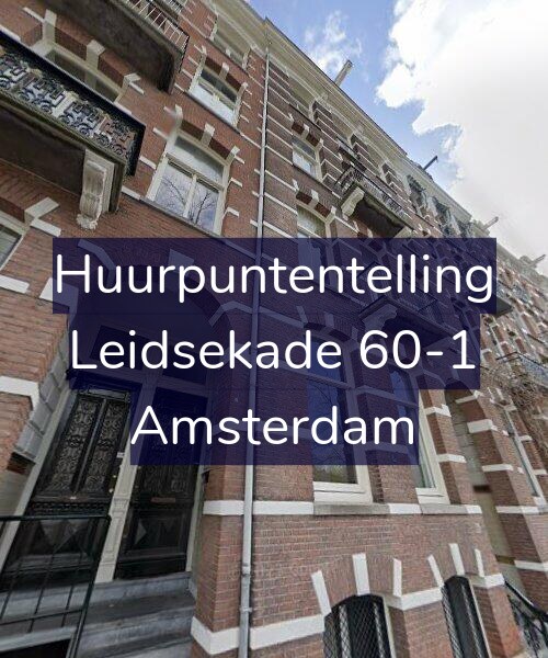 Foto gevel Huurpuntentelling voor Leidsekade 60-1, Amsterdam