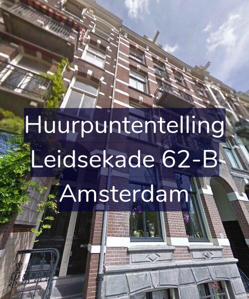 Foto gevel Huurpuntentelling voor Leidsekade 62-B, Amsterdam