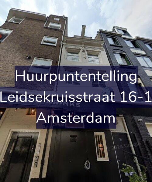 Foto gevel Huurpuntentelling voor Leidsekruisstraat 16-1, Amsterdam