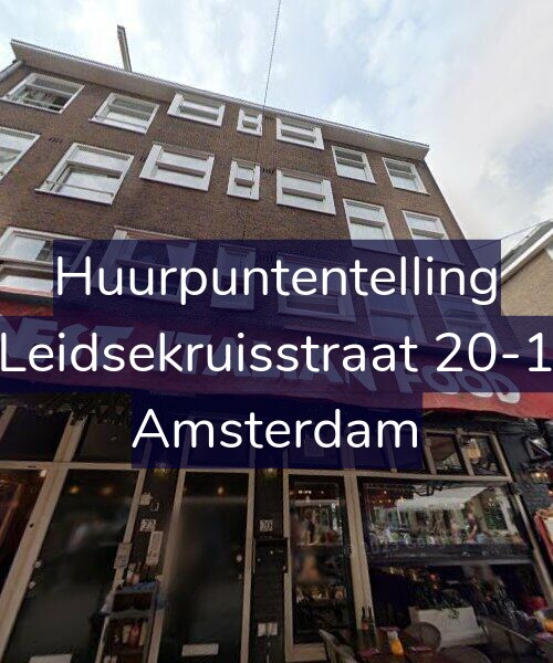 Foto gevel Huurpuntentelling voor Leidsekruisstraat 20-1, Amsterdam