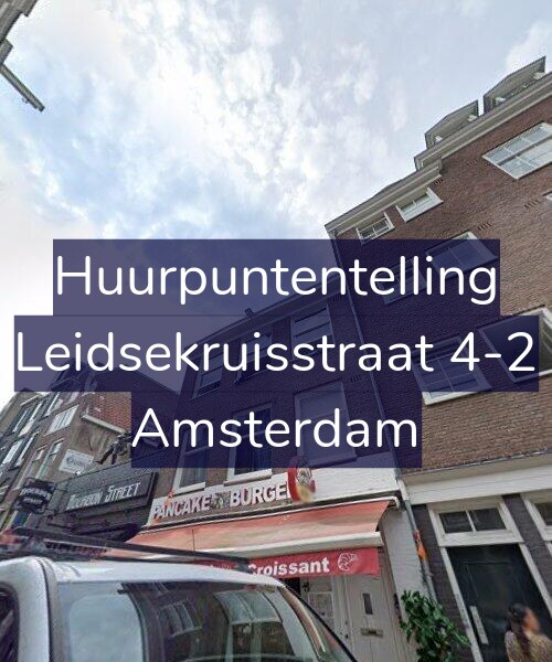 Foto gevel Huurpuntentelling voor Leidsekruisstraat 4-2, Amsterdam