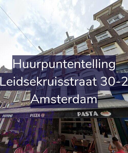 Foto gevel Huurpuntentelling voor Leidsekruisstraat 30-2, Amsterdam