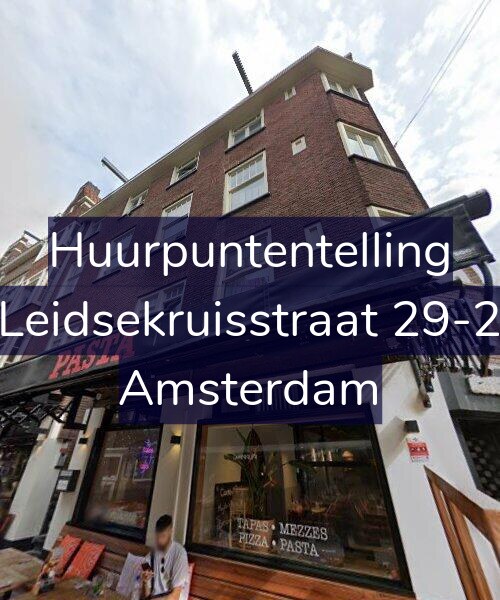 Foto gevel Huurpuntentelling voor Leidsekruisstraat 29-2, Amsterdam