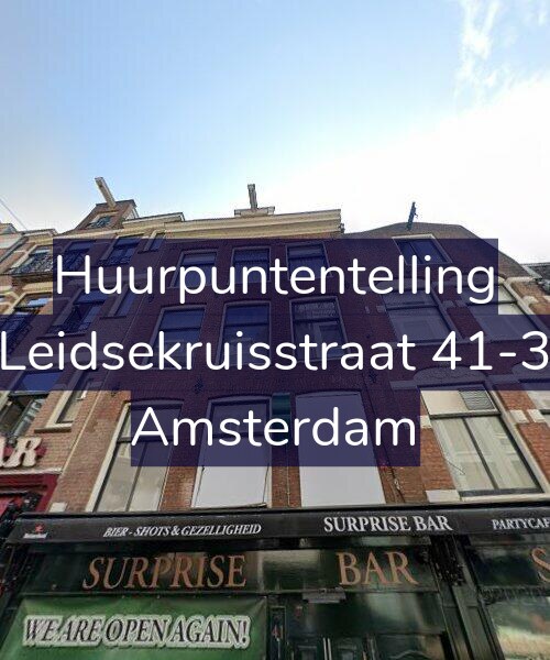 Foto gevel Huurpuntentelling voor Leidsekruisstraat 41-3, Amsterdam