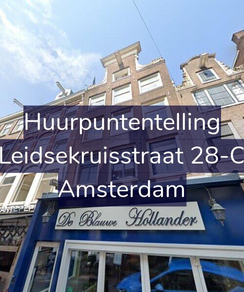Foto gevel Huurpuntentelling voor Leidsekruisstraat 28-C, Amsterdam