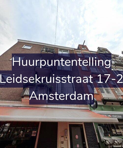 Foto gevel Huurpuntentelling voor Leidsekruisstraat 17-2, Amsterdam