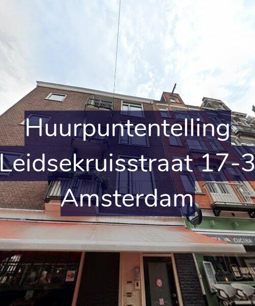 Foto gevel Huurpuntentelling voor Leidsekruisstraat 17-3, Amsterdam