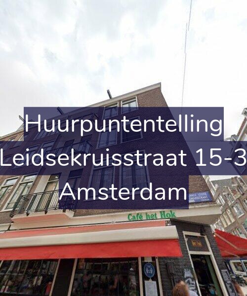 Foto gevel Huurpuntentelling voor Leidsekruisstraat 15-3, Amsterdam