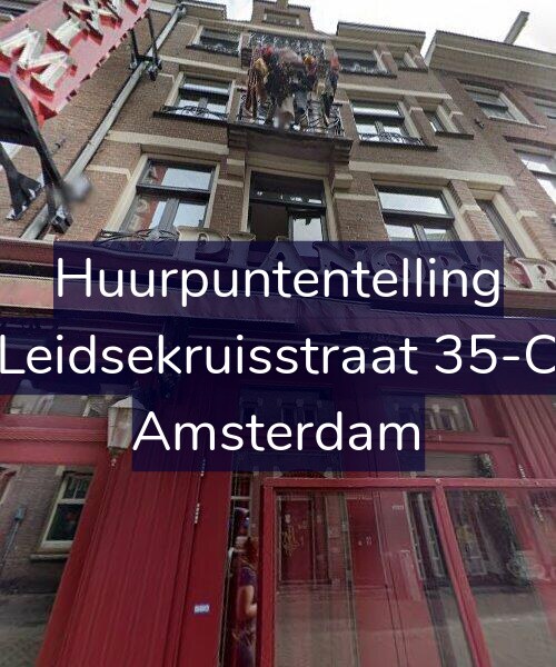 Foto gevel Huurpuntentelling voor Leidsekruisstraat 35-C, Amsterdam
