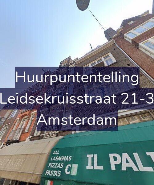Foto gevel Huurpuntentelling voor Leidsekruisstraat 21-3, Amsterdam