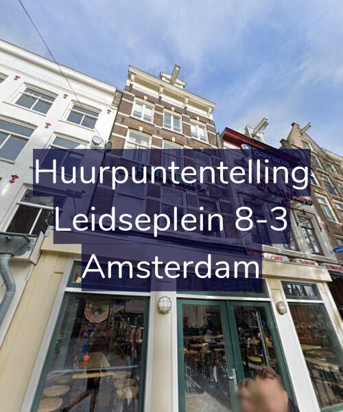 Foto gevel Huurpuntentelling voor Leidseplein 8-3, Amsterdam