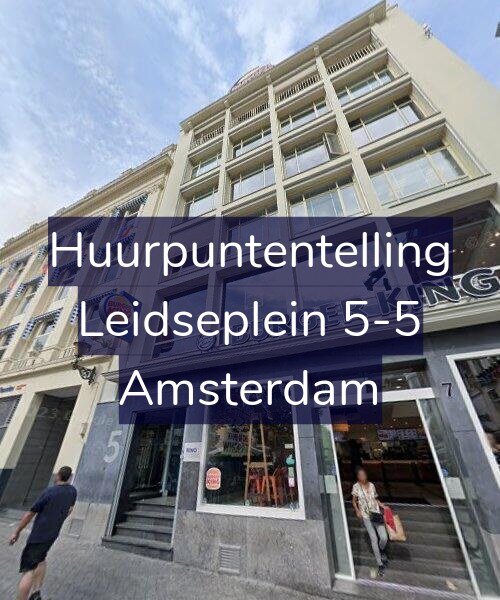 Foto gevel Huurpuntentelling voor Leidseplein 5-5, Amsterdam