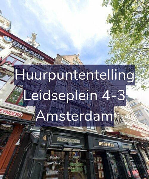 Foto gevel Huurpuntentelling voor Leidseplein 4-3, Amsterdam