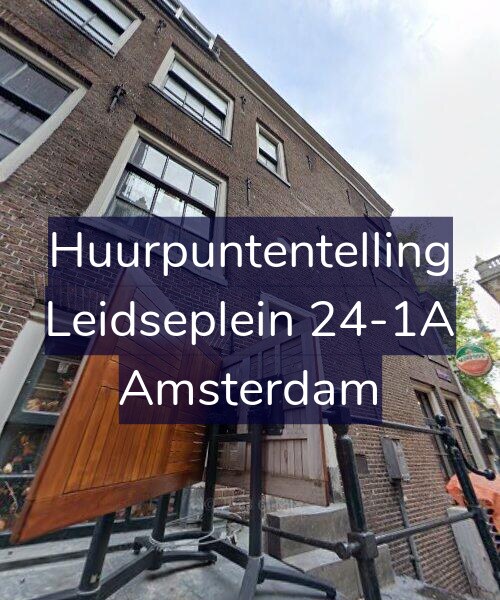Foto gevel Huurpuntentelling voor Leidseplein 24-1A, Amsterdam
