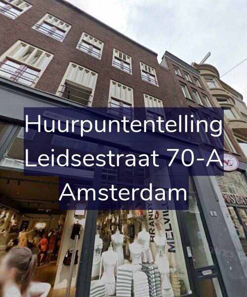 Foto gevel Huurpuntentelling voor Leidsestraat 70-A, Amsterdam